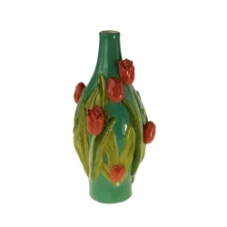 Vase Tulpe handbemalt